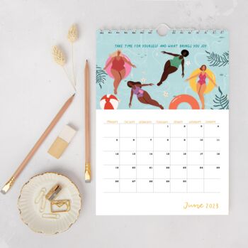 Illustrated 2023 A4 Monthly Wall Calendar, 5 of 10