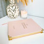 Wedding Planner Book Blush With Gold Foil, thumbnail 2 of 12