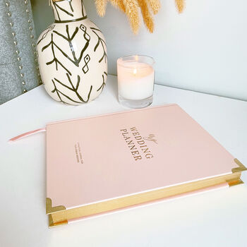 Wedding Planner Book Blush With Gold Foil, 2 of 12