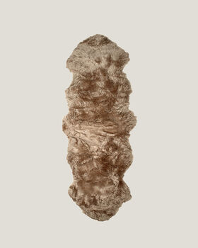 Premium New Zealand Single Sheepskin Long Wool Rug Medium, 2 of 12