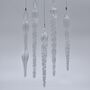 Handmade Glass Icicle Christmas Ornaments For Your Home, thumbnail 2 of 5