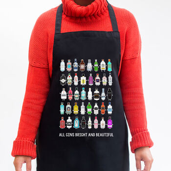 'All Gins Bright And Beautiful' Apron, 2 of 4