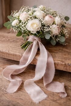 Chiffon Wedding Ribbons Neutral Tones 5m Roll, 4 of 5