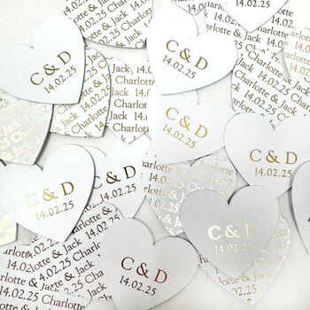 Personalised Wedding Table Confetti, 5 of 7