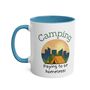 Camping. Paying To Be Homeless Coffee Mug, thumbnail 5 of 8