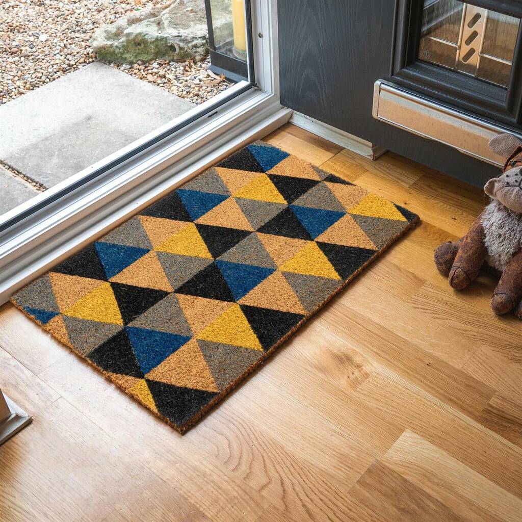Geometric Coir Doormat, 1 of 3