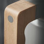 Steel And Beech Thermos Flask In Grey, thumbnail 5 of 6