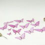 Personalised Pink Butterflies Height Chart, thumbnail 7 of 8