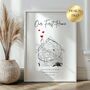 New Home Gift, Personalised Housewarming Gift, New Home Map Print, thumbnail 3 of 5