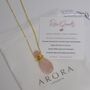 Gemstone Perfume Bottle Pendant Necklace, thumbnail 7 of 8