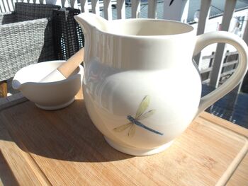 Extra Large Dragonfly Dutch Jug, 2 of 12