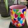 Rainbow Love Heart Pattern Mug, thumbnail 1 of 3