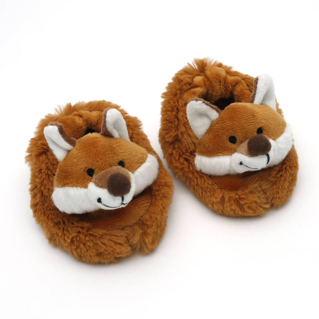 fox baby slippers gift boxed by jomanda #softerthanasoftthing ...