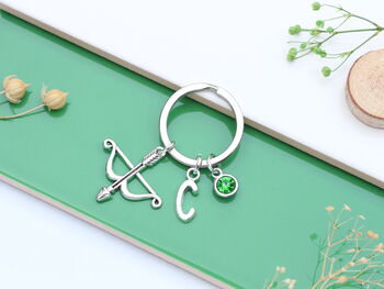 Personalised Archery Keyring, Bow And Arrow, Archer Gift, 5 of 9