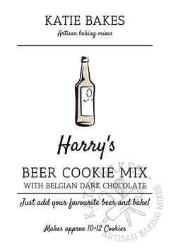 Personalised Beer Cookie Mix |Gift For Him, 3 of 5