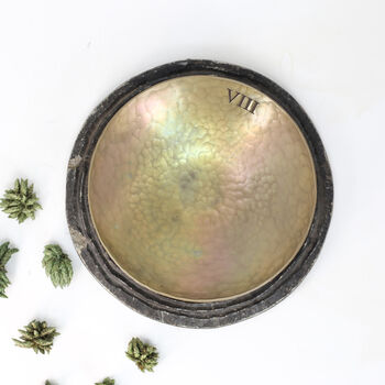 Personalised 8th Anniversary Gift Bronze Bowl Medium, 6 of 11