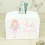 Personalised White Wooden Girls Fairy Money Box, thumbnail 1 of 4