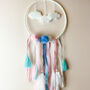 White Pastel Cloud Dream Catcher For Baby Room Wall, thumbnail 1 of 5