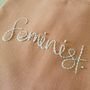 Feminist Hand Embroidered Dusky Pink Sweater, thumbnail 3 of 4