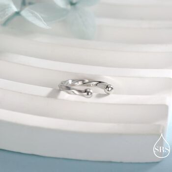 Minimalist Twist Sterling Silver Ear Cuff, 3 of 10