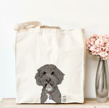 Personalised Labradoodle Tote, 3 of 4