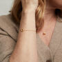 Brooklyn Citrine And Gold Plated Bracelet, thumbnail 2 of 4