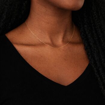 Solid 9ct Gold Extra Light Diamond Cut Curb Chain – 16in To 22in, 5 of 10