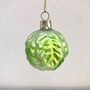 Christmas Sprout Glass Bauble, thumbnail 2 of 3