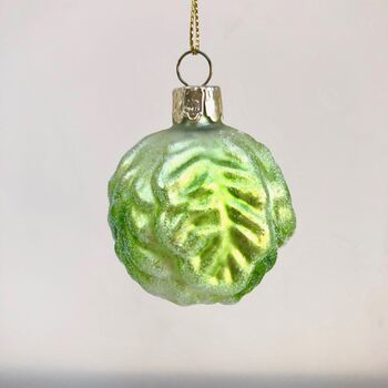 Christmas Sprout Glass Bauble, 2 of 3