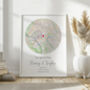Our Special Place Personalised Map Print Anniversary Gift, thumbnail 2 of 11