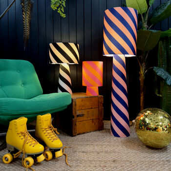 Portable Helter Skelter Lamps In Liquorice, 4 of 6