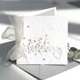 Laser Cut Wedding Word Love Diamond Card, thumbnail 1 of 12