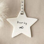 Ceramic 'Dream Big' Hanging Star, thumbnail 1 of 3