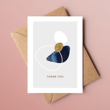 Thank You Cards Beach Coastal Pack Of Five, 8 of 10
