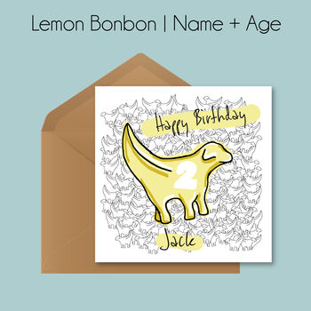 Personalised Animal Age Birthday Card, 4 of 12