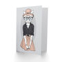 Fashion Animal Hipster Cat Kids Birthday Child Card, thumbnail 2 of 4
