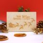 Personalised 'Elf Mail' Wooden Christmas Postcard, thumbnail 2 of 3