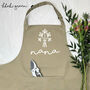 Personalised Apron For Grandma Flower Bouquet, thumbnail 4 of 5