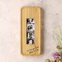 Solid Oak Photobooth Frame With Personalisation And Photo Strip Print Option, thumbnail 5 of 11