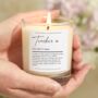 Teacher Definition Scented Candle Gift, thumbnail 1 of 9