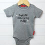 Personalised 1st Father's Day Babygrow, thumbnail 3 of 10