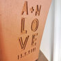 Personalised Engraved Love Plant Pot, thumbnail 2 of 5