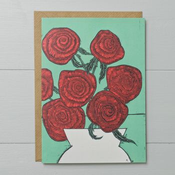 Red Roses Greeting Card, 2 of 2