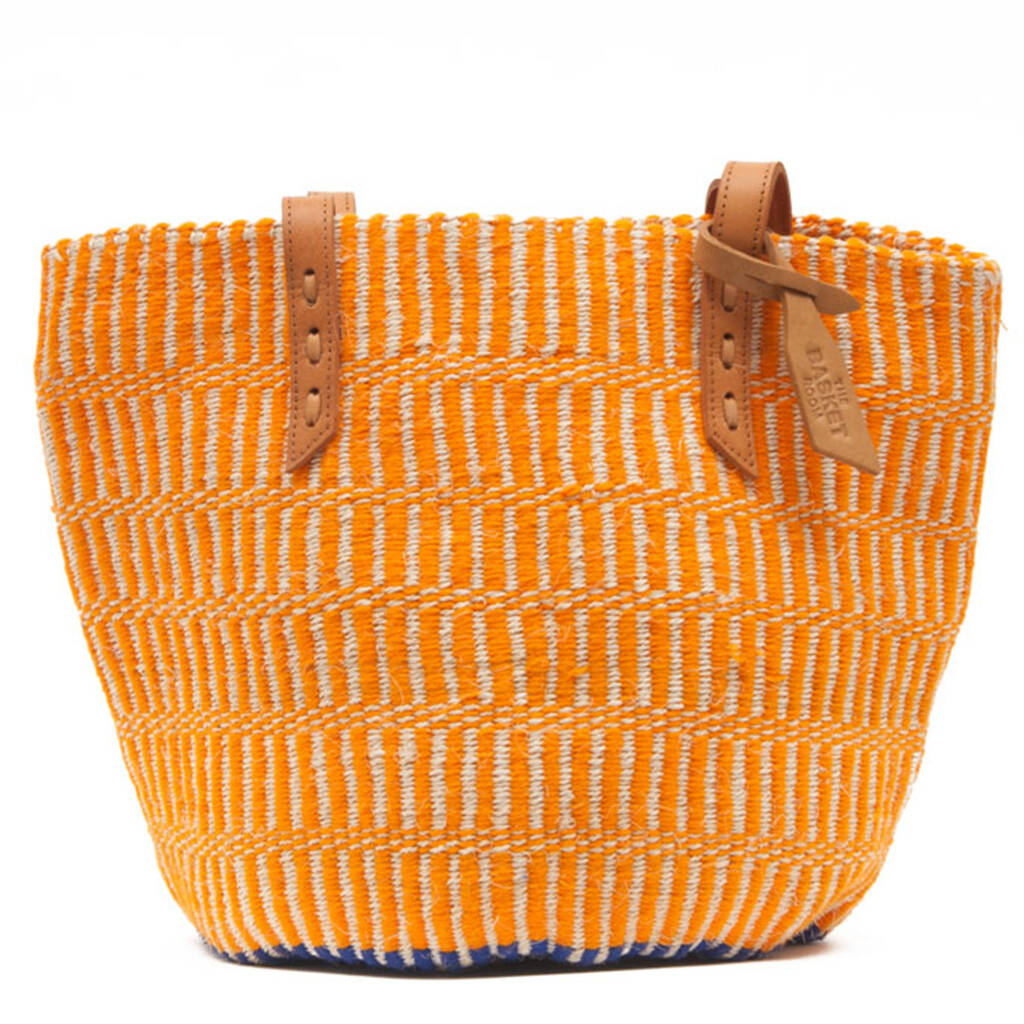 large orange tote