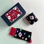 Personalised Men's Lucky Socks In A Box, thumbnail 3 of 9