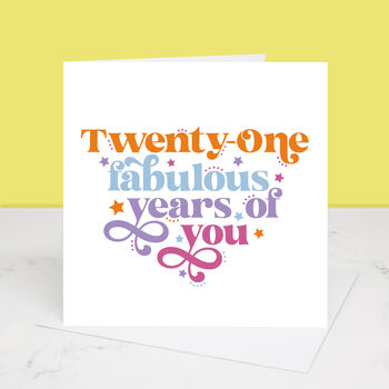30 Years Of Fabulous You 30th Birthday Card, 2 of 7