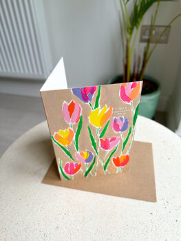 Tulips Floral Mother's Day Card, 7 of 8