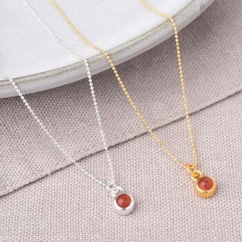 Gem Dot Personalised Birthstone Necklace, 9 of 12