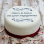 Personalised Engagement Cake Decoration, thumbnail 1 of 2