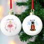 Personalised Christmas Tree Bauble's For Girls Or Boys, thumbnail 1 of 3